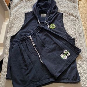 Vintage Road Rags Jeans Co. short sleeve sweat set